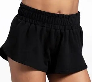 iDance French Terry Shorts- Black