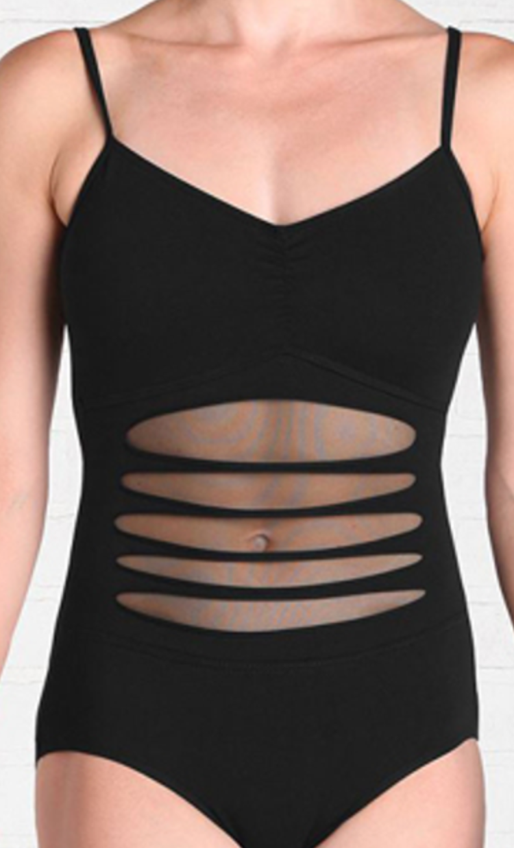 Plume Leotard: Black