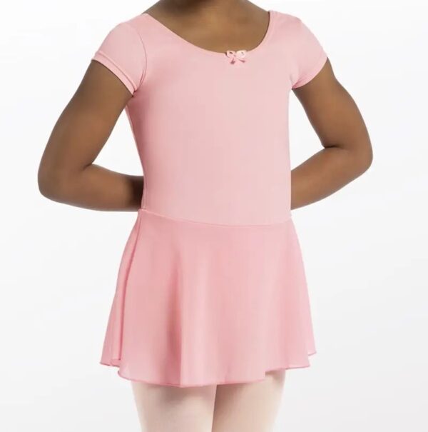 Petite and Mini Level ONLY-Short Sleeve Dress- Pink