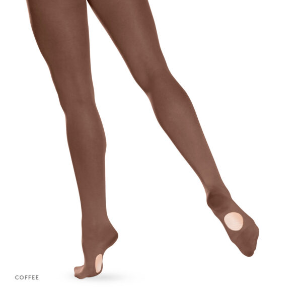 Child Convertible Tights - Coffee