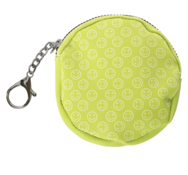 iDance Coin Pouch- Green Smiley Face