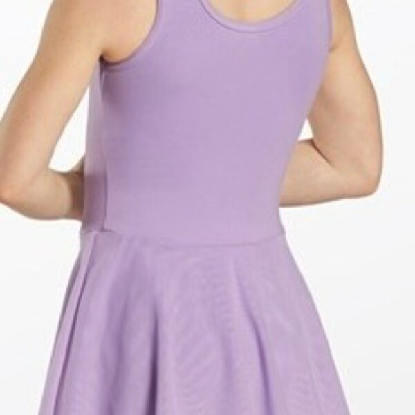 Petite and Mini Level ONLY-Cotton Tank Dress-Purple